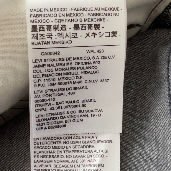 Levis 501 White Oak Cone Denim Shrink To Fit 00501-0208 - Picture 12 of 17